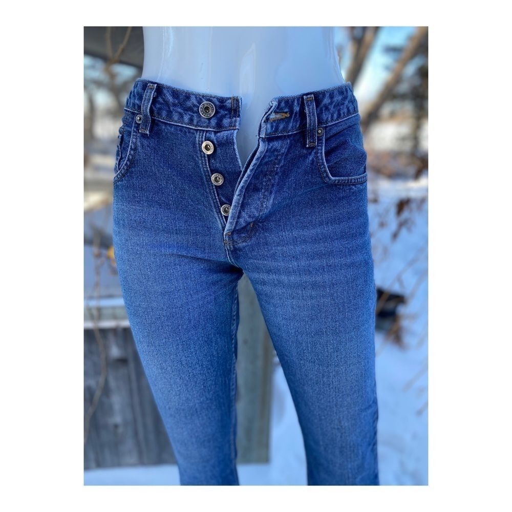 Vintage 90s Silver Jeans Button Fly Straight Retro